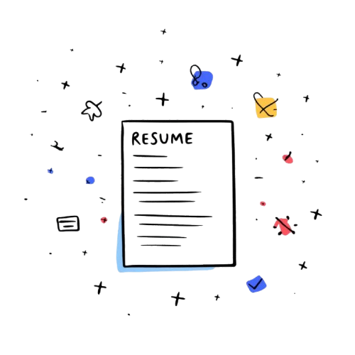 Resume tailoring illustration